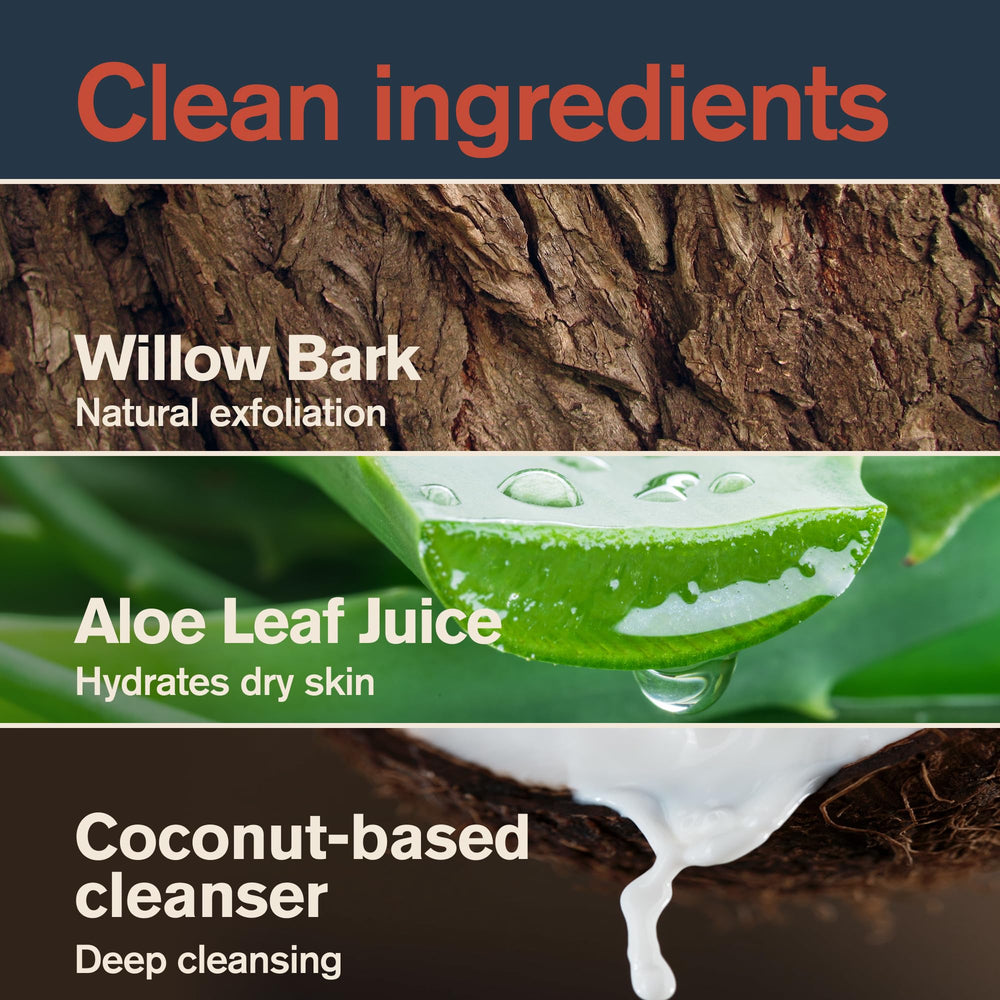 Every Man Jack ingredients label highlighting naturally derived components