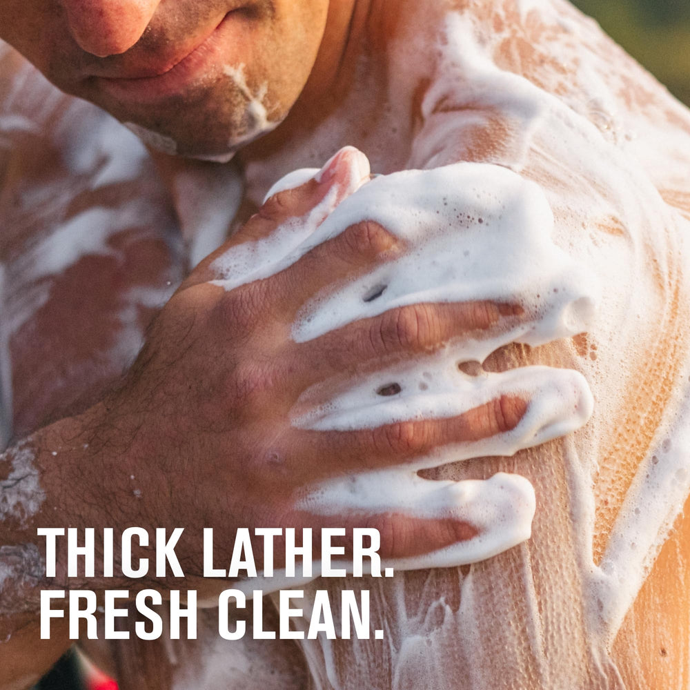 Every Man Jack close-up of foam texture demonstrating gentle hydration