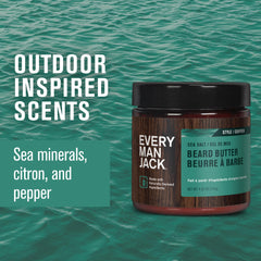 Every Man Jack hands applying butter demonstrating quick absorption and styling benefit
