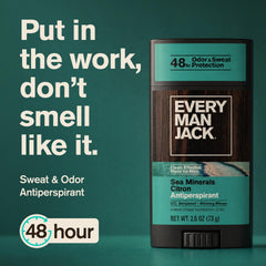 Every Man Jack stick open showing solid smooth applicator for easy glide
