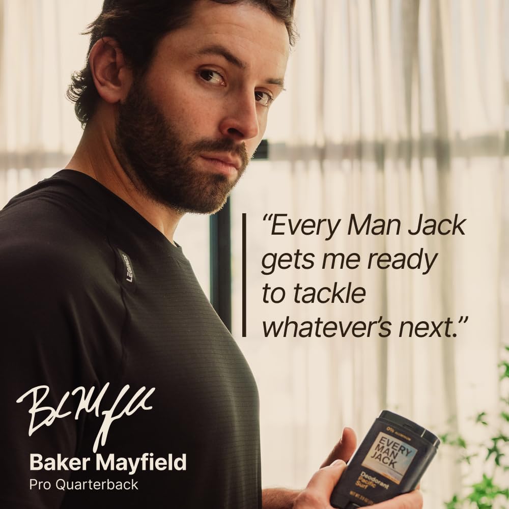 Every Man Jack sticks inside a gym bag illustrating travel-ready odor protection