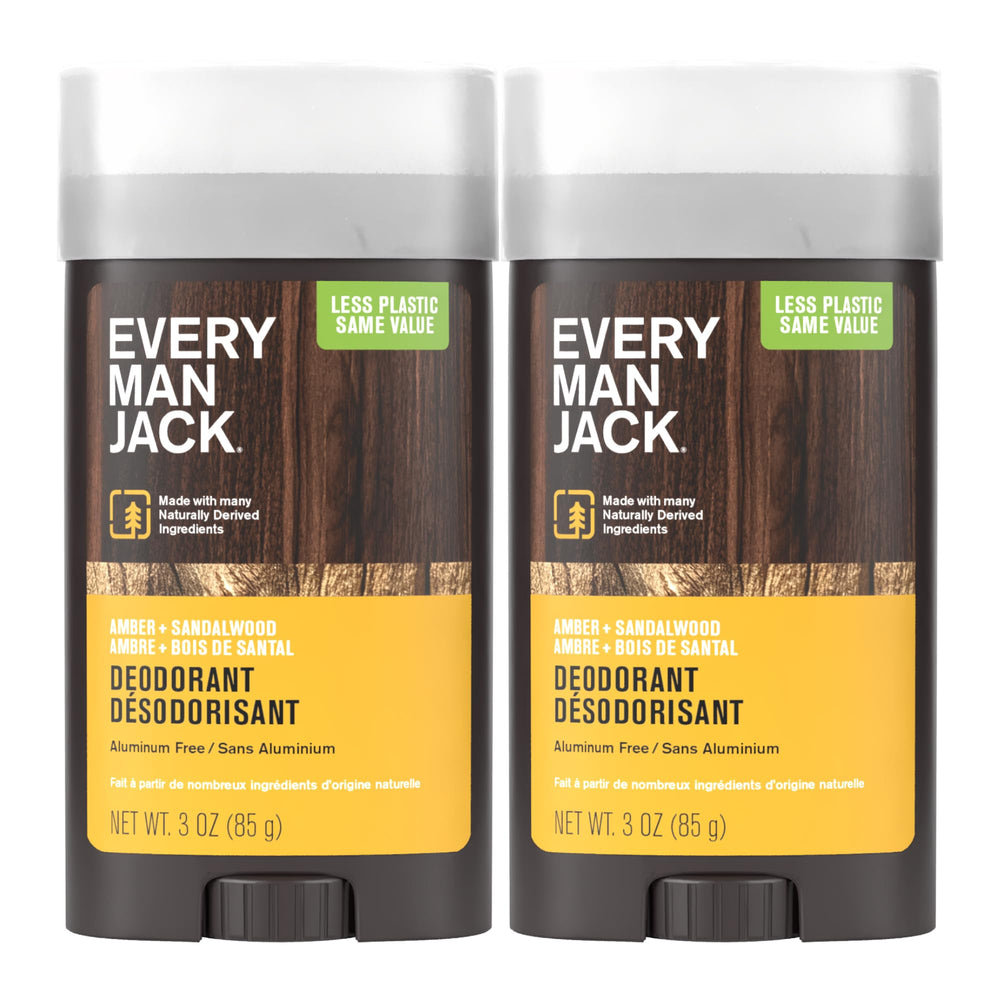 Every Man Jack deodorant tucked in toiletry bag showing travel convenience
