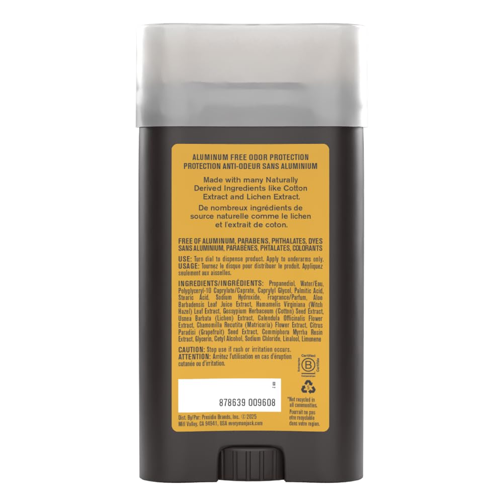 Every Man Jack underarm application demonstration for confident odor protection