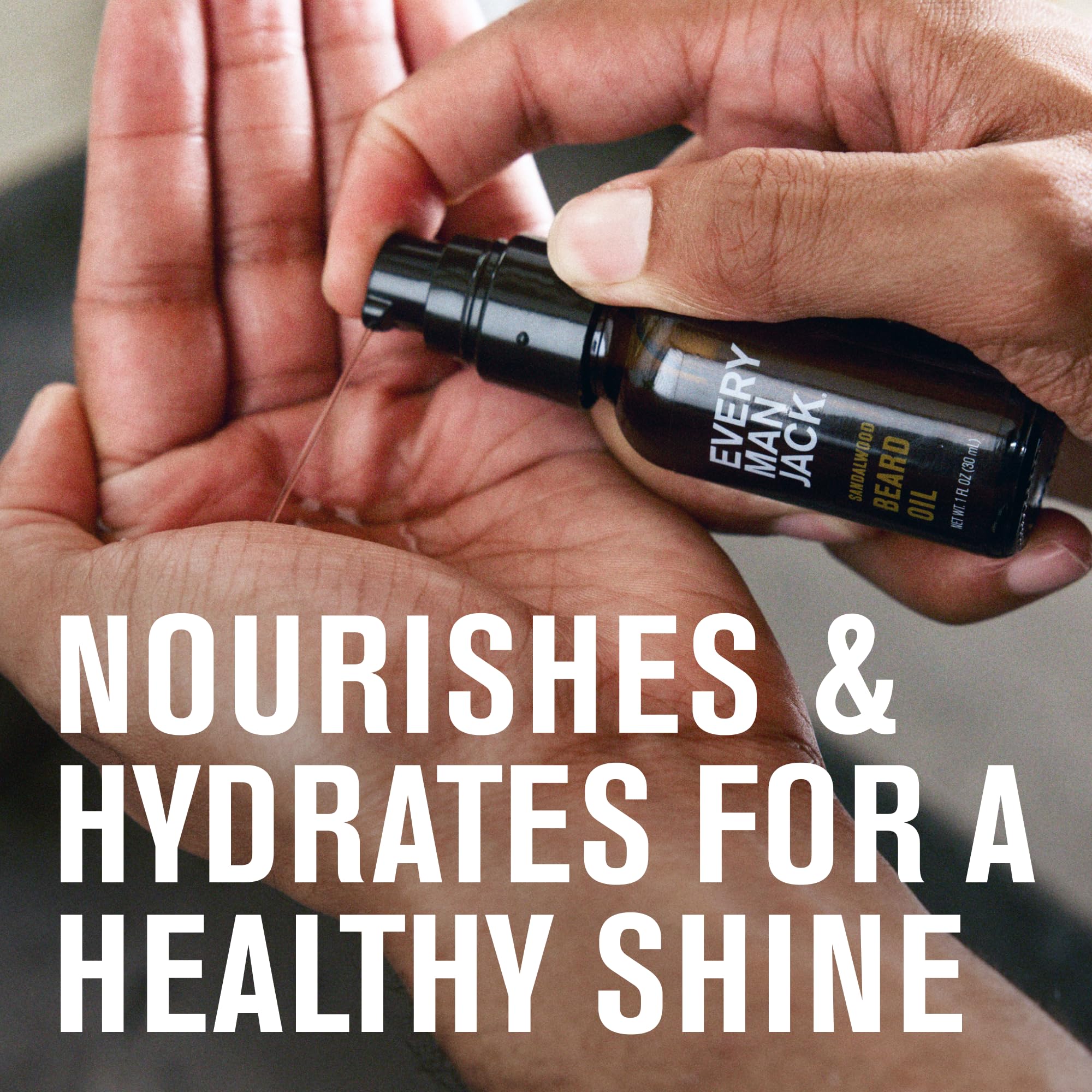 Every Man Jack Vanilla + Cedar bottle focus showing sweet cedar scent and conditioning