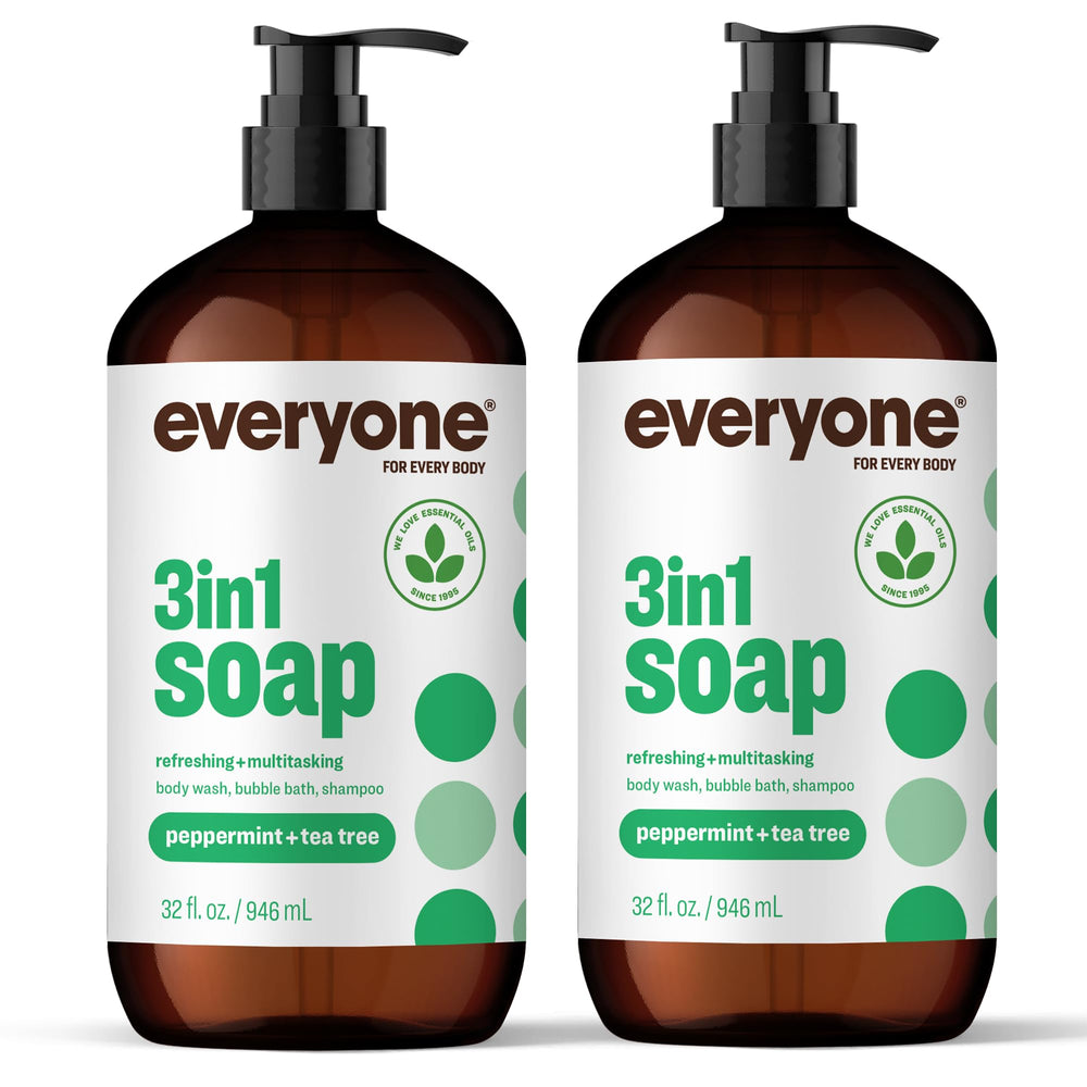 everyone front packaging showing twin 32oz bottles and clear product benefits
