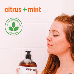 everyone rich lather foam texture that cleans hair and body benefit