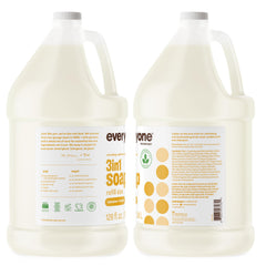 everyone bottle being poured into hand showing easy dispensing and gentle clean