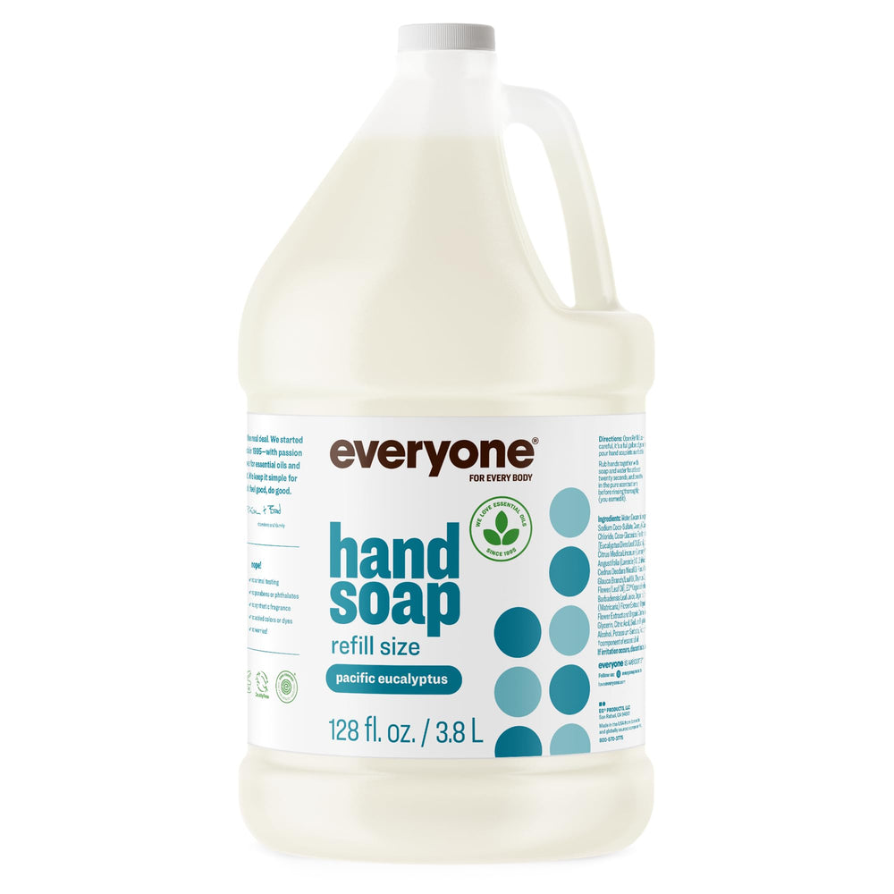 everyone gallon bottle front view showing label and eco benefit