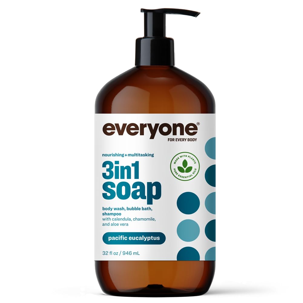 everyone for every body front packaging showing product name and scent, clear branding benefit