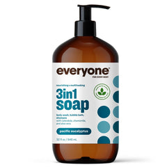 everyone for every body front packaging showing product name and scent, clear branding benefit