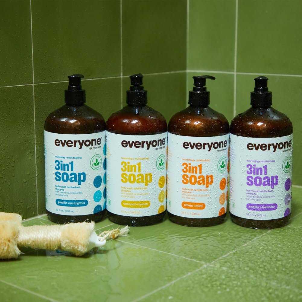 everyone for every body soap texture detail, showing smooth surface and long-lasting composition