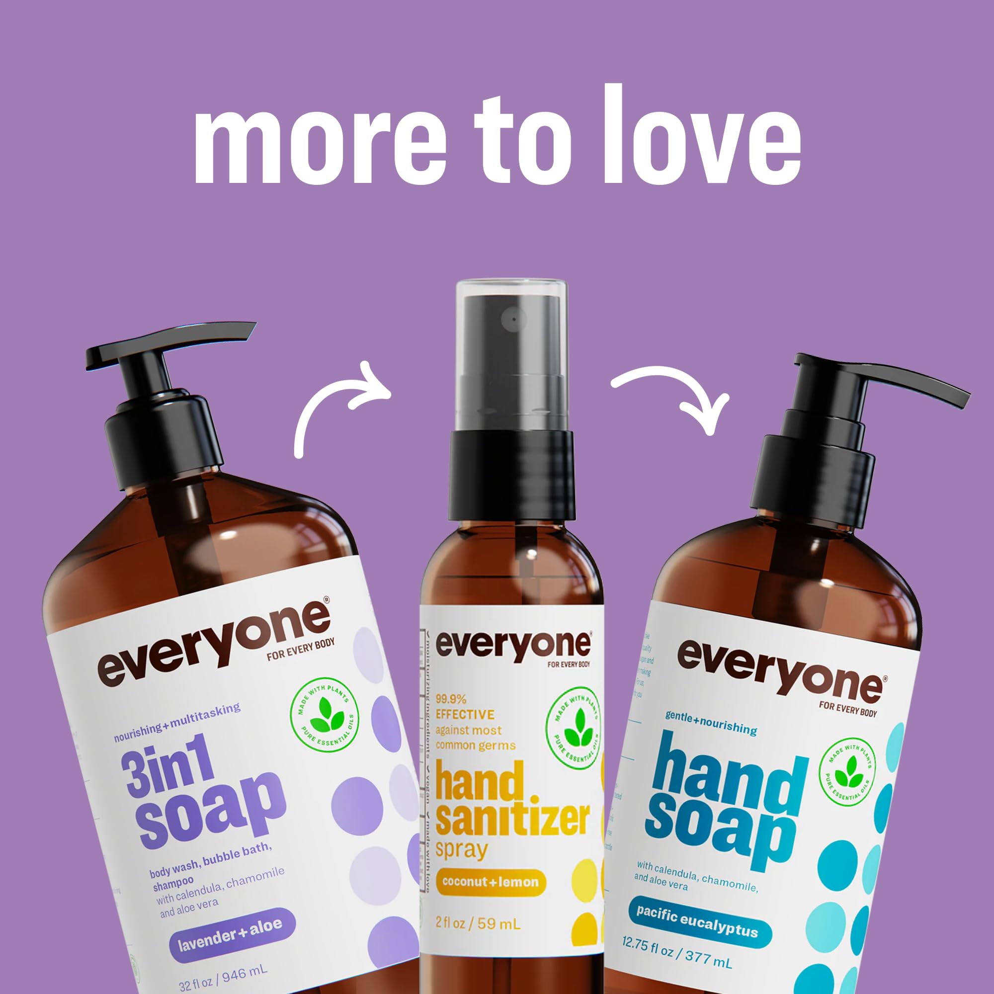 everyone being used as shampoo in wet hair showing easy multiuse benefit