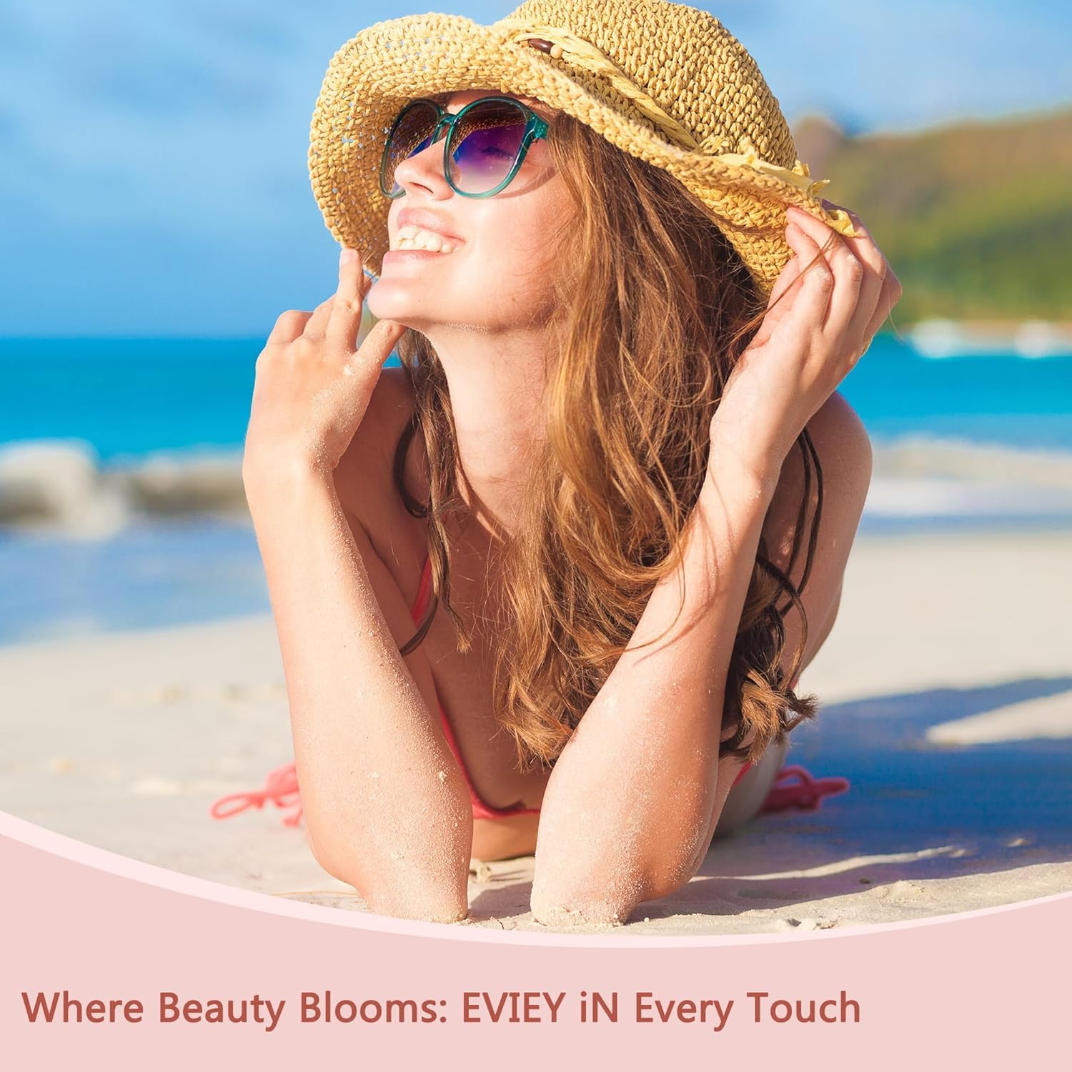 EVIEY tucked in makeup bag ready for daily touch-ups and on-the-go grooming