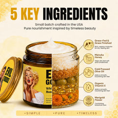 EVIL GOODS open jar displaying whipped texture, demonstrates easy application