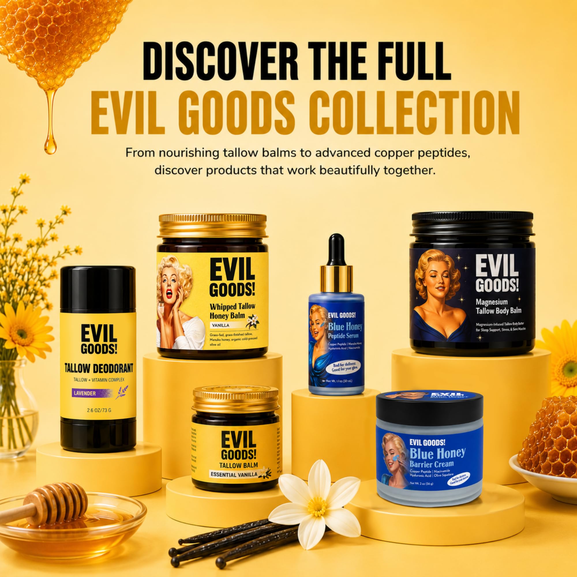 EVIL GOODS jar in fridge to show restoring texture, offers storage tip