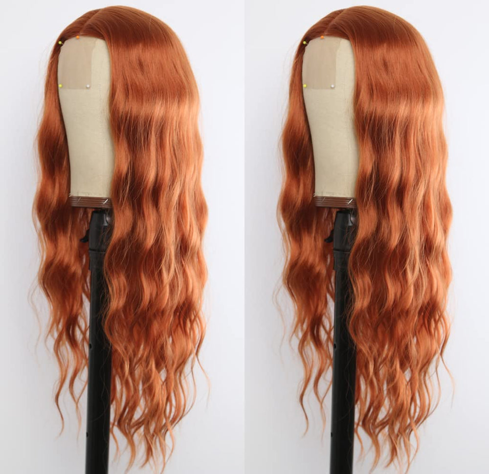 EVLYNN close-up of loose wave texture emphasizing bouncy, realistic fiber movement