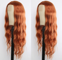 EVLYNN close-up of loose wave texture emphasizing bouncy, realistic fiber movement