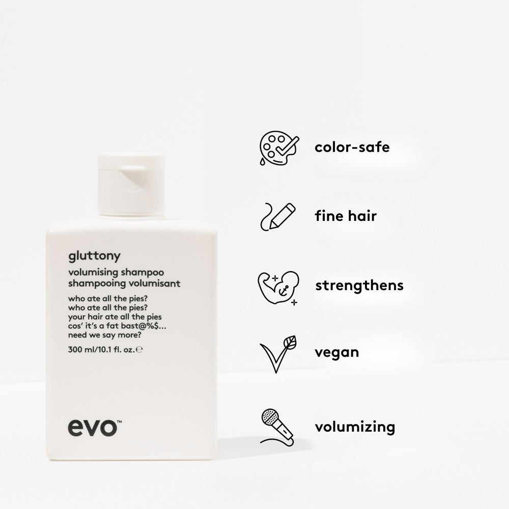 EVO Gluttony foam lather in hand demonstrating gentle cleansing benefit
