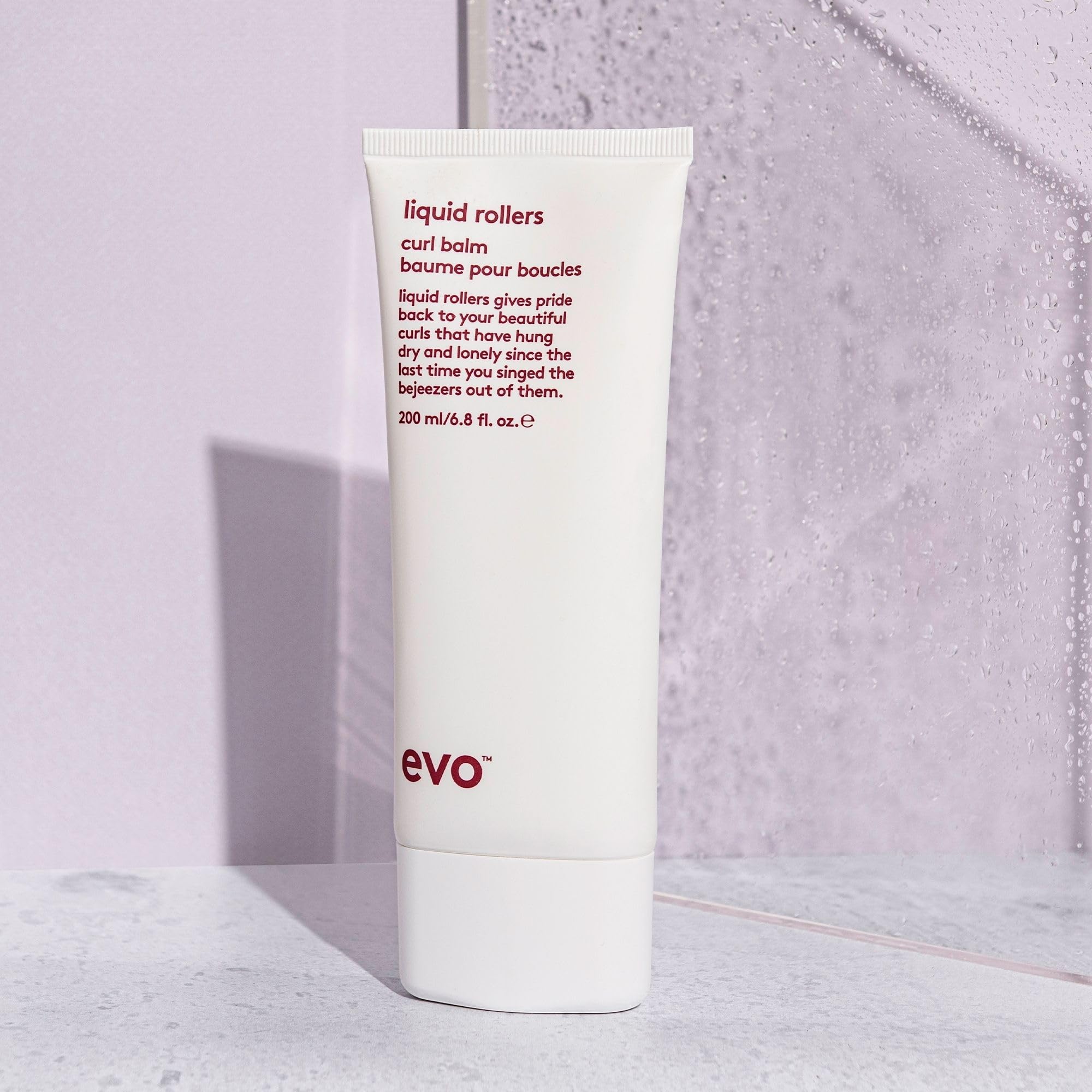 EVO Liquid Rollers label closeup highlighting usage directions and benefits