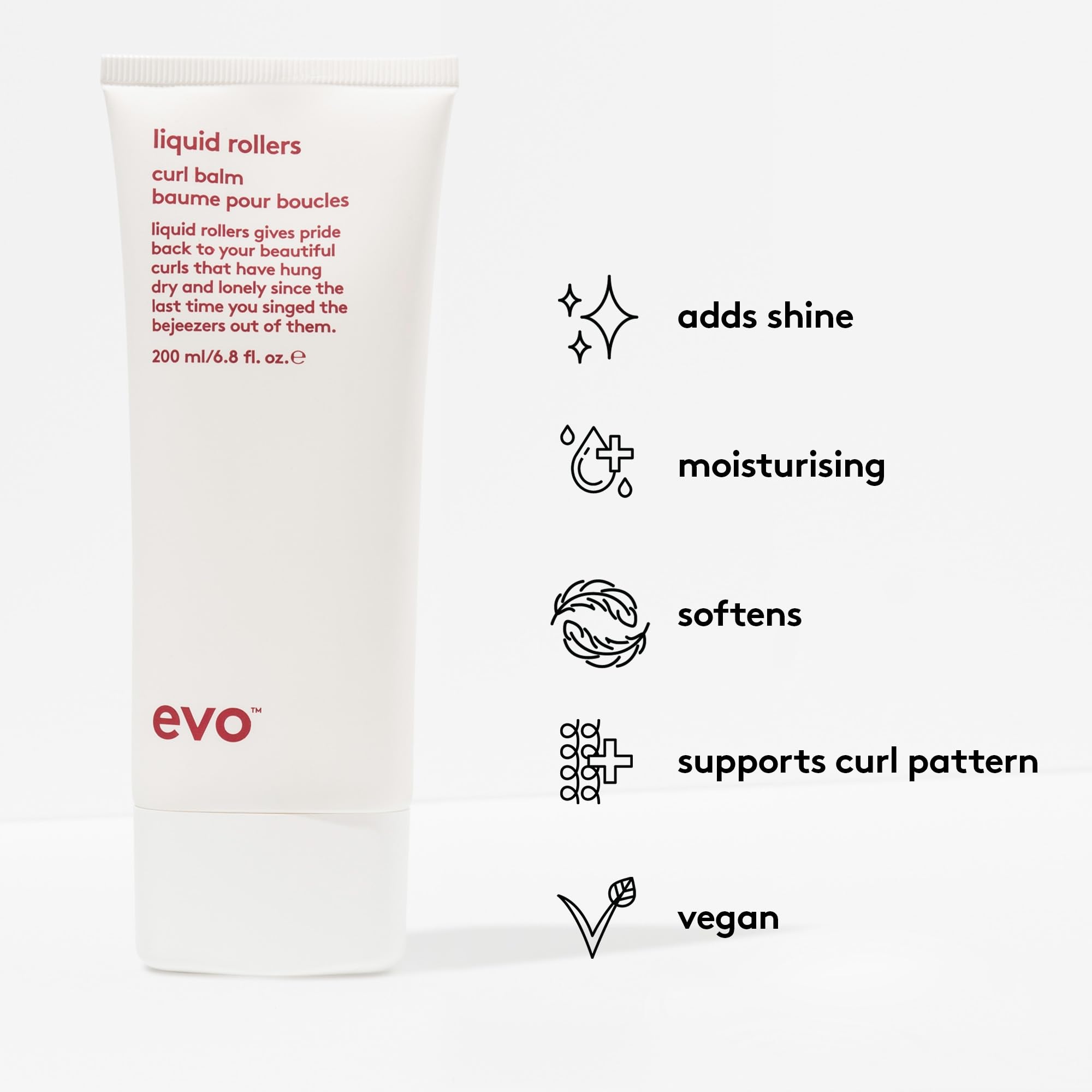 EVO Liquid Rollers texture on hand demonstrating lightweight balm and slip