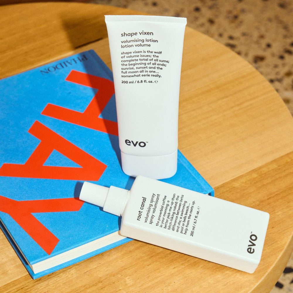 EVO Root Canal size shown in hand to highlight 6.7 fl oz portability