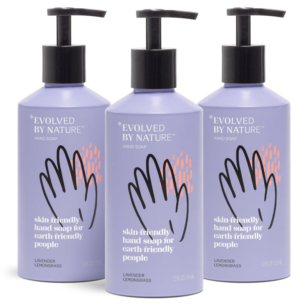 EVOLVED BY NATURE front label showing product name and scent benefits