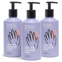 EVOLVED BY NATURE front label showing product name and scent benefits