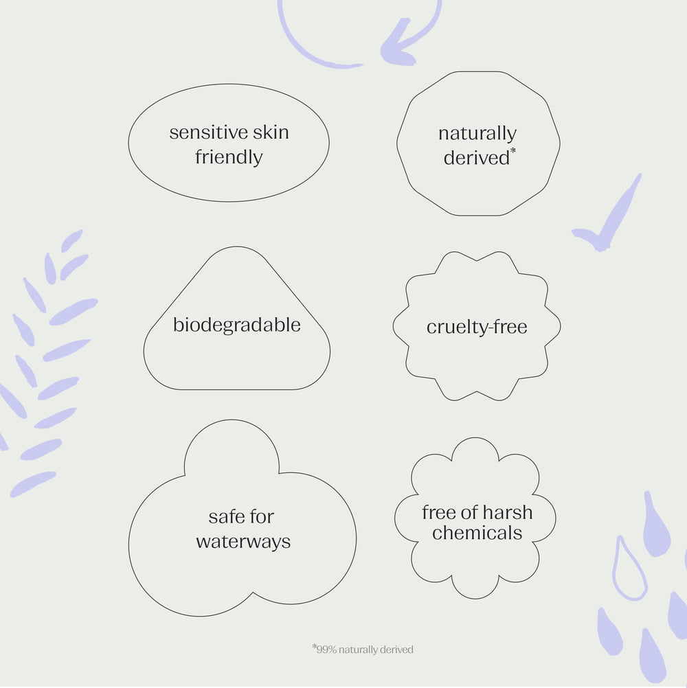 EVOLVED BY NATURE dispensing soap into hand for soft skin care