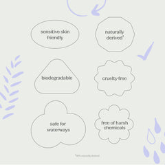 EVOLVED BY NATURE dispensing soap into hand for soft skin care