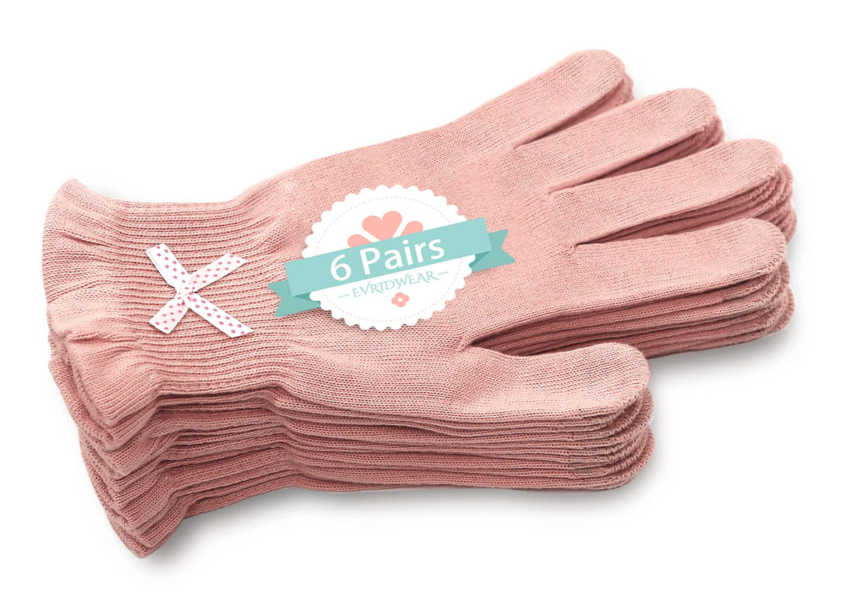 Evridwear front packaging showing featherweight pink gloves and benefits
