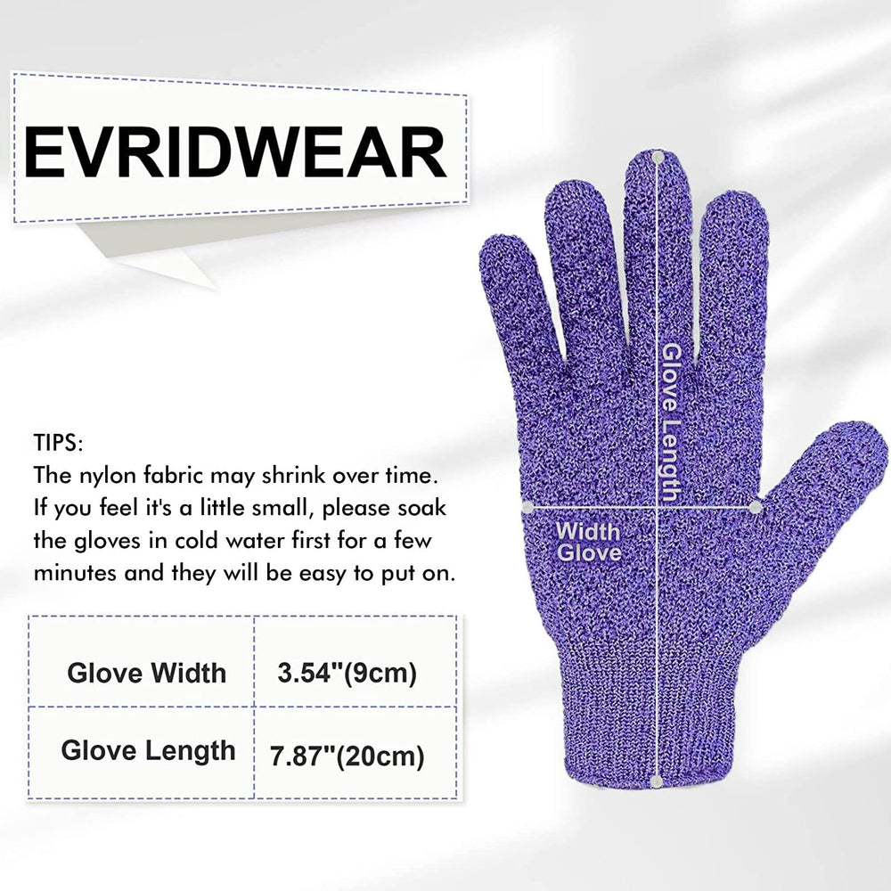 Evridwear glove fitted on hand illustrating stretch-for-most sizing benefit