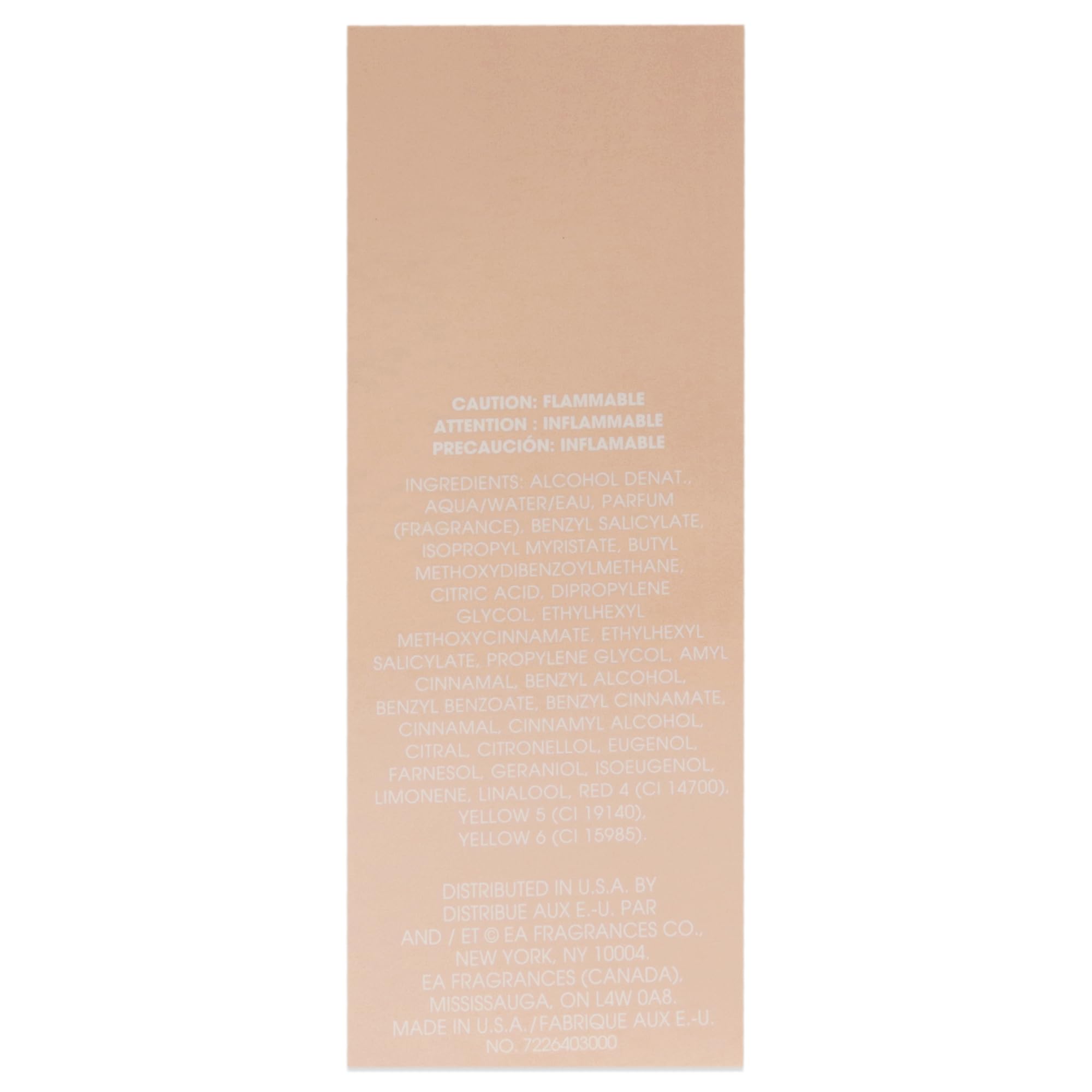 Evyan White Shoulders metallic detail on bottle accentuating elegant finish