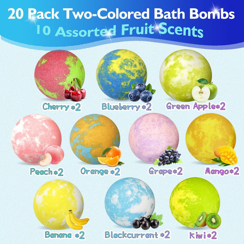 Excalla bath bomb fizzing in tub creating colorful foam and fun