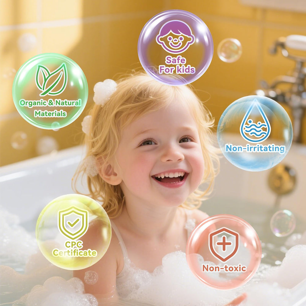 Excalla bath bomb beside coin to show compact travel-friendly size