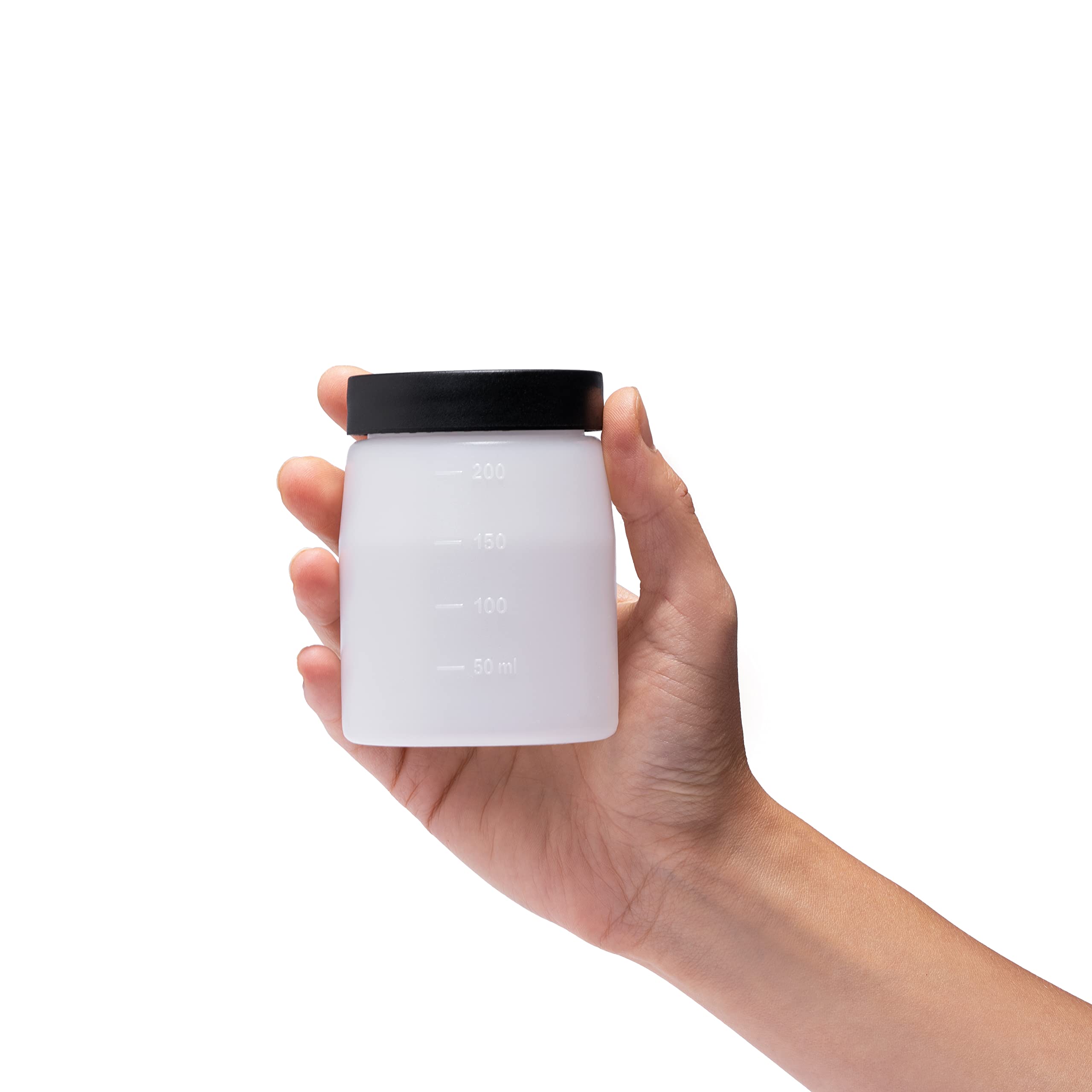 Existing Beauty cup installed in compatible spray machine for quick switch between formulas