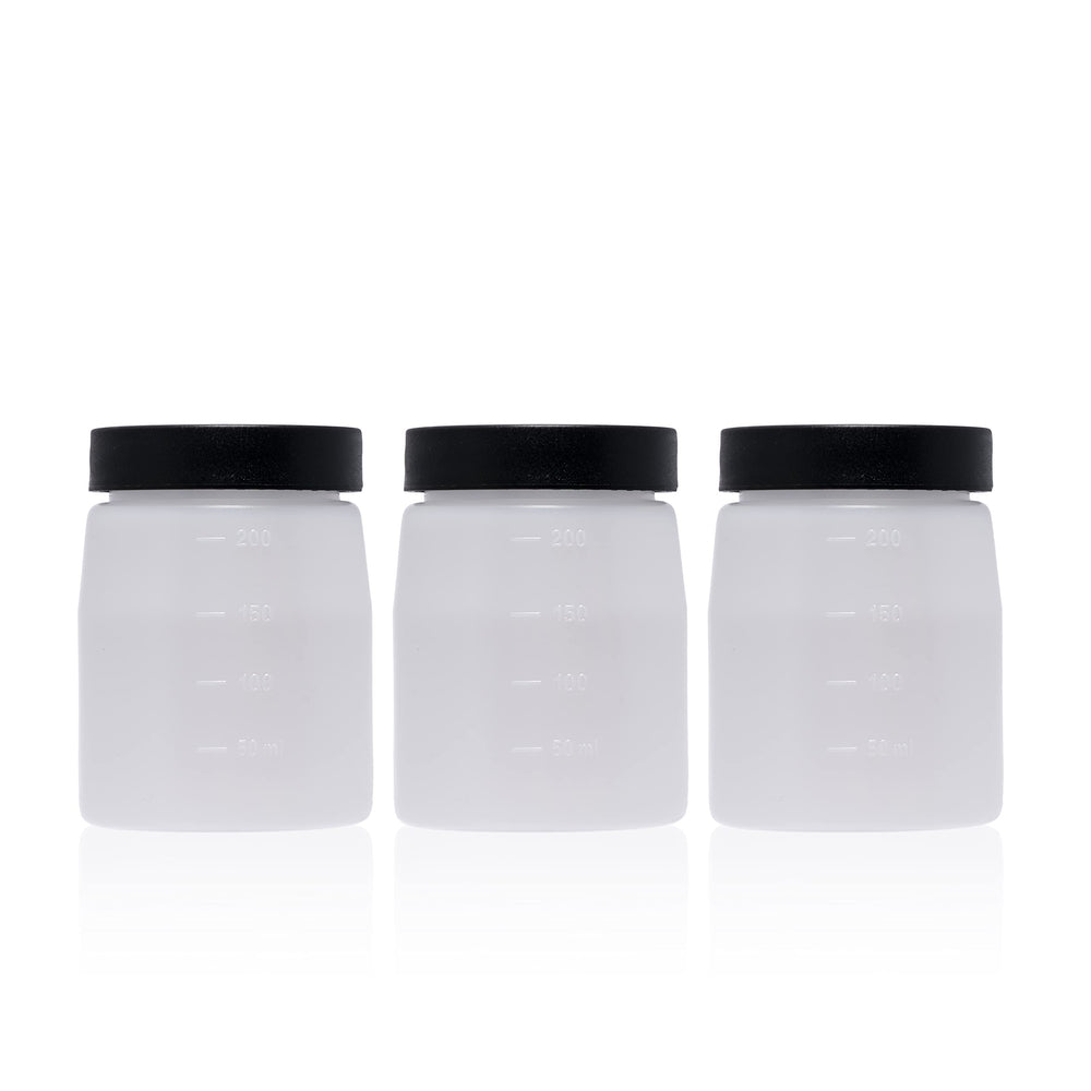 Existing Beauty technician preparing mixed solution in cup for faster service turnaround