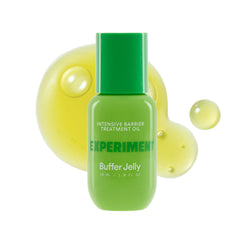 Experiment front bottle showing sleek packaging and restorative oil benefits