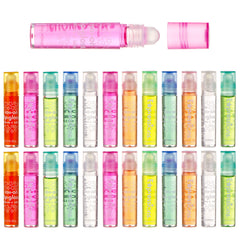 Expressions Girl front view case and glosses showing organization and convenience