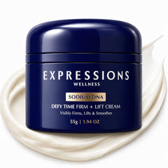 EXPRESSIONS WELLNESS front jar view showing clean packaging and lightweight benefit