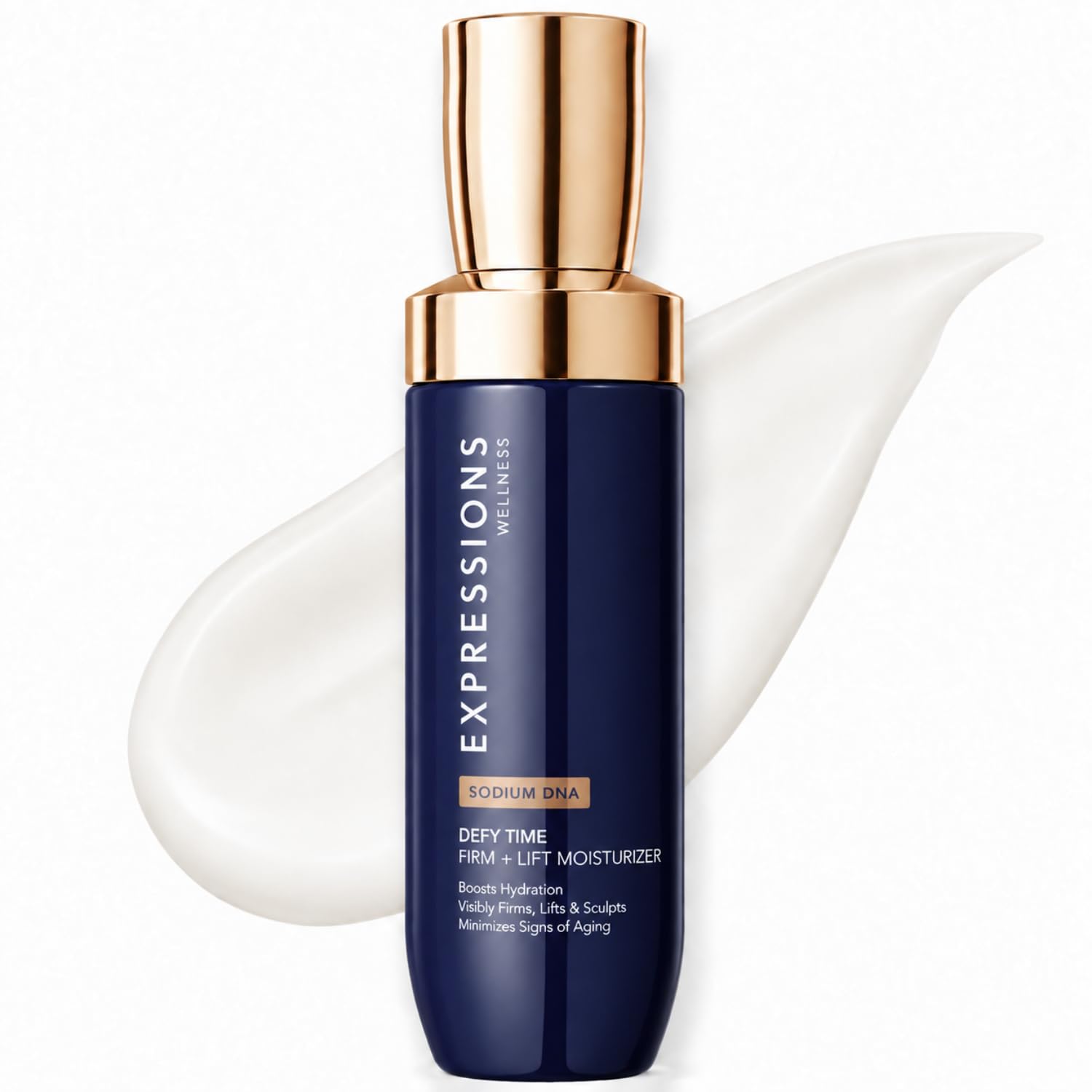 EXPRESSIONS WELLNESS front packaging showing product and benefit of firming