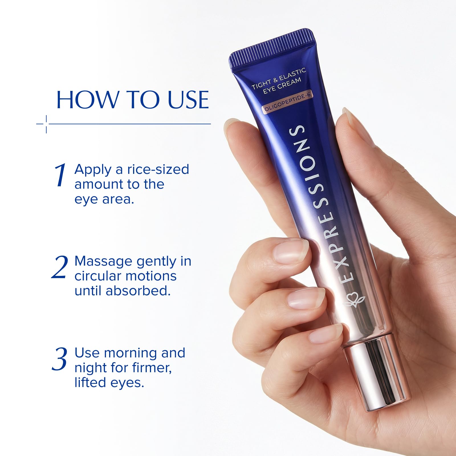 EXPRESSIONS WELLNESS size comparison next to coin showing travel-friendly 1.01 fl oz benefit