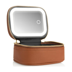 Extrei Gent front view of compact case showing shape and portability benefit