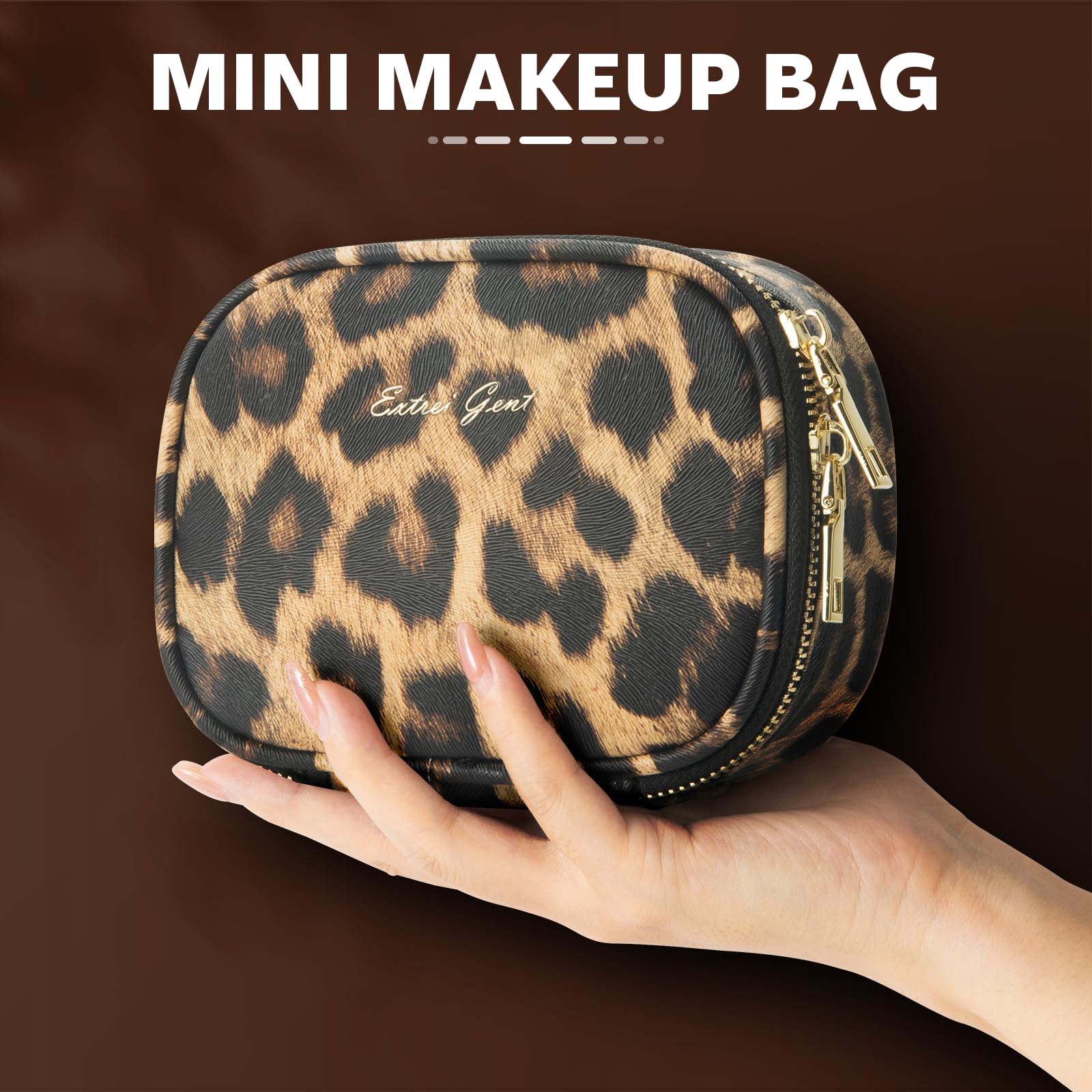 Extrei Gent bag inside a purse for size comparison, portable and space-saving