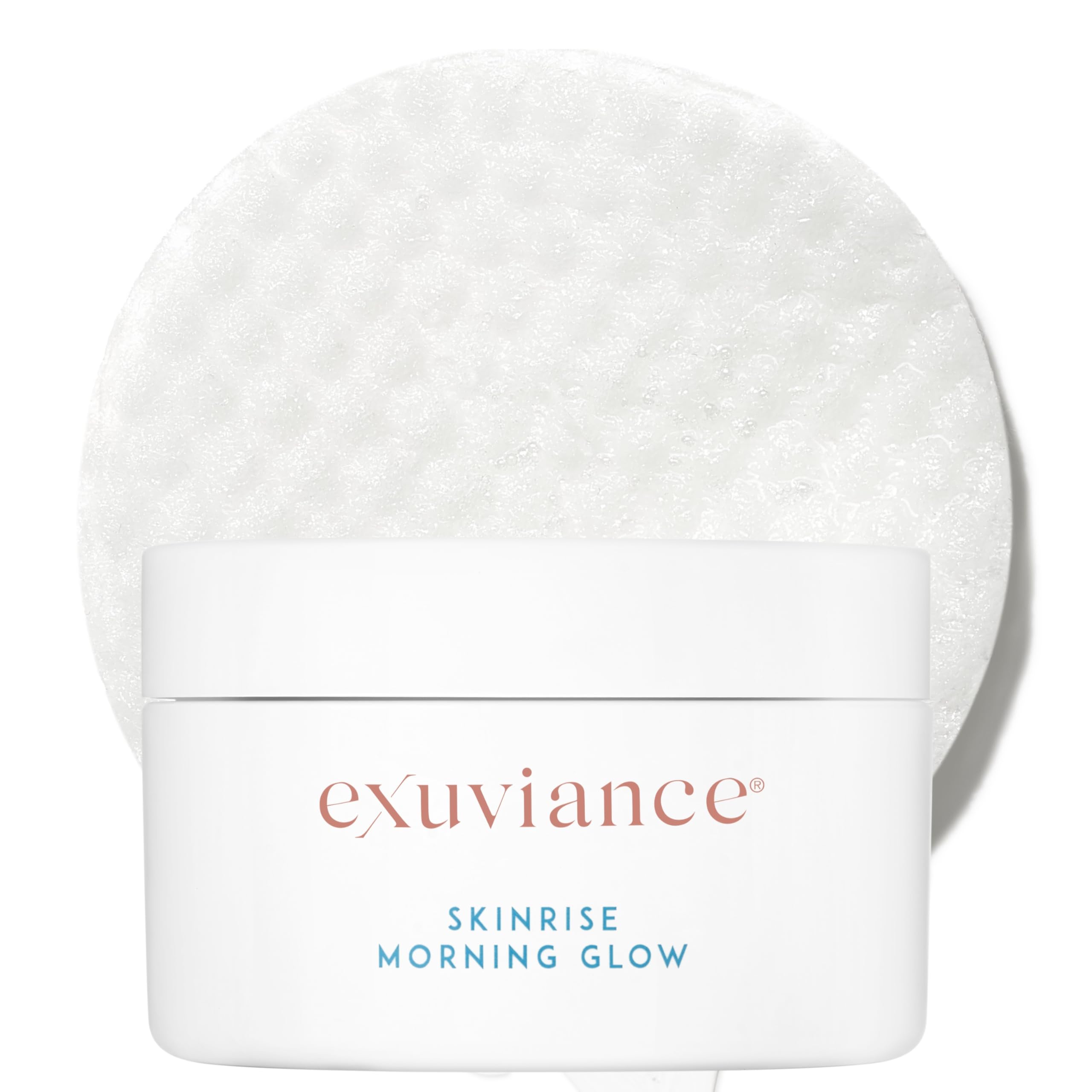 EXUVIANCE front packaging showing 60 pads and product benefit