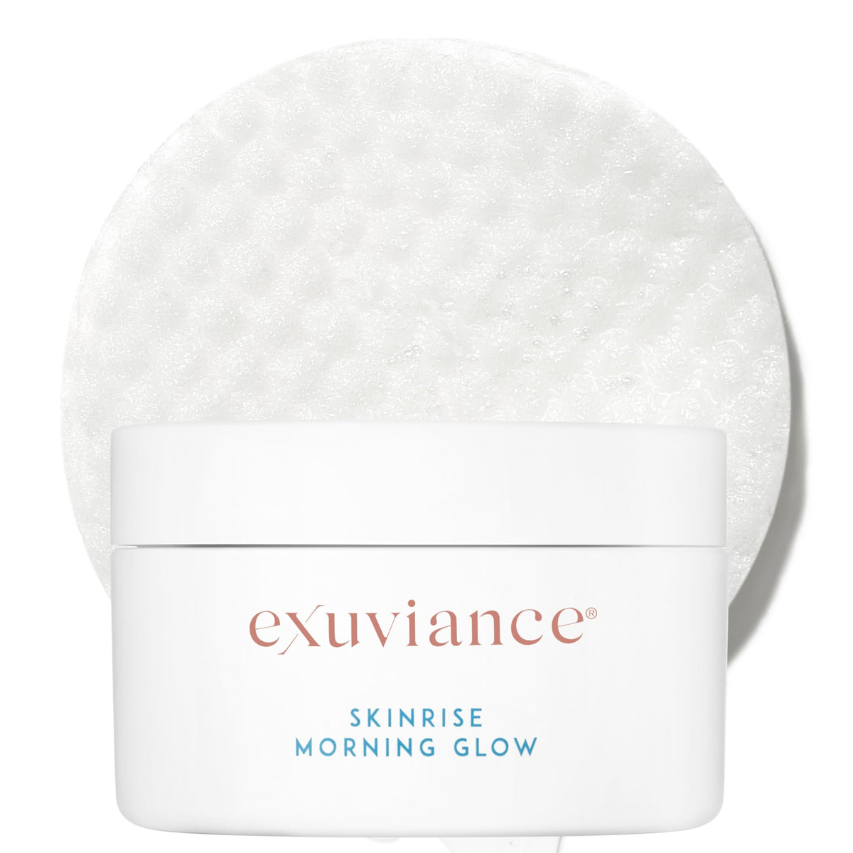 EXUVIANCE front packaging showing 60 pads and product benefit