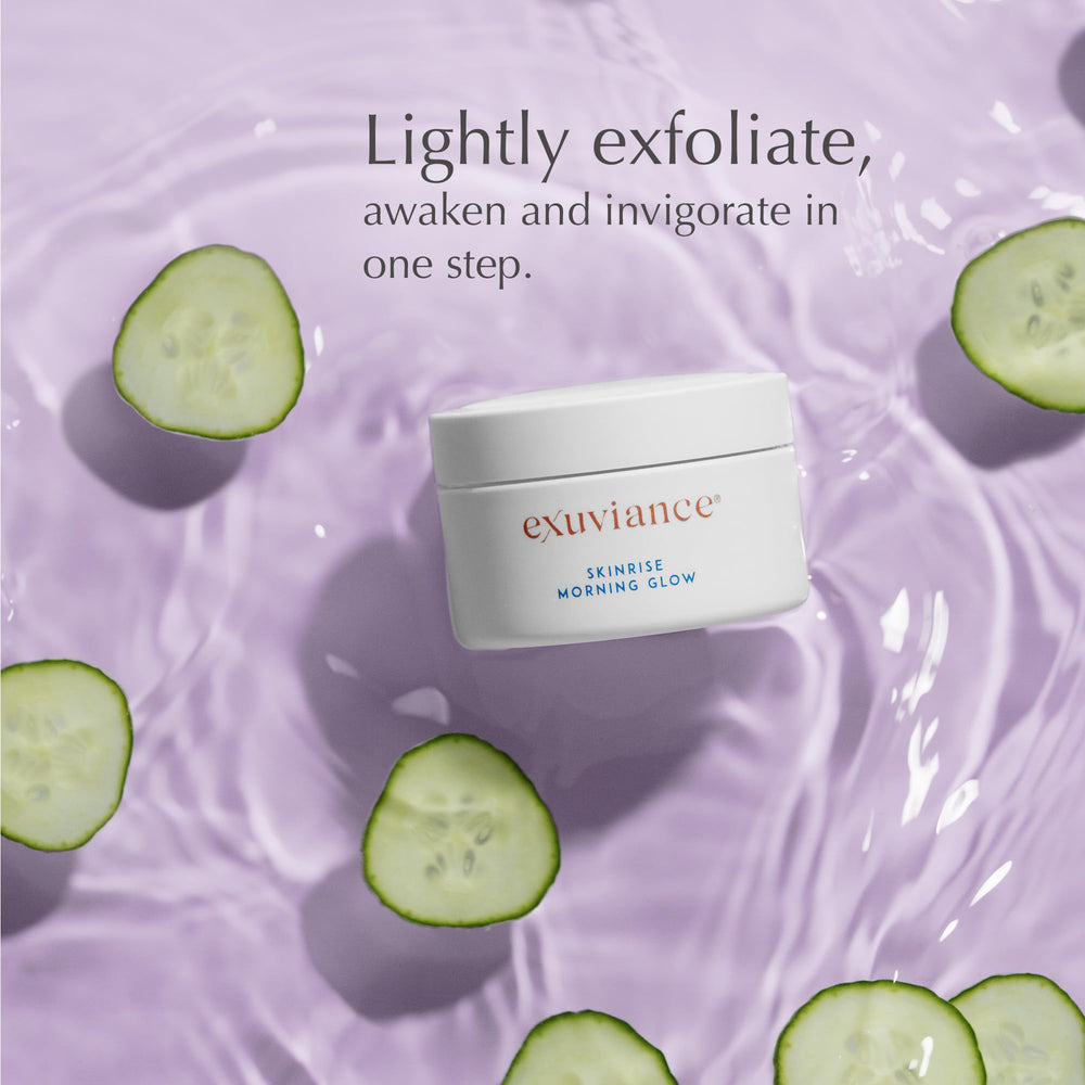 EXUVIANCE close-up of pad texture highlighting gentle exfoliation