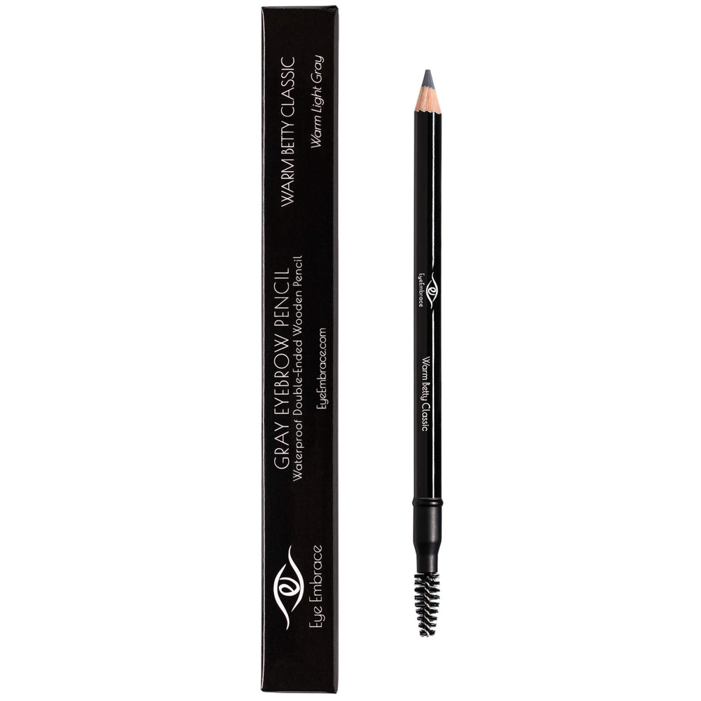 Eye Embrace pencil in use filling sparse brow for subtle definition