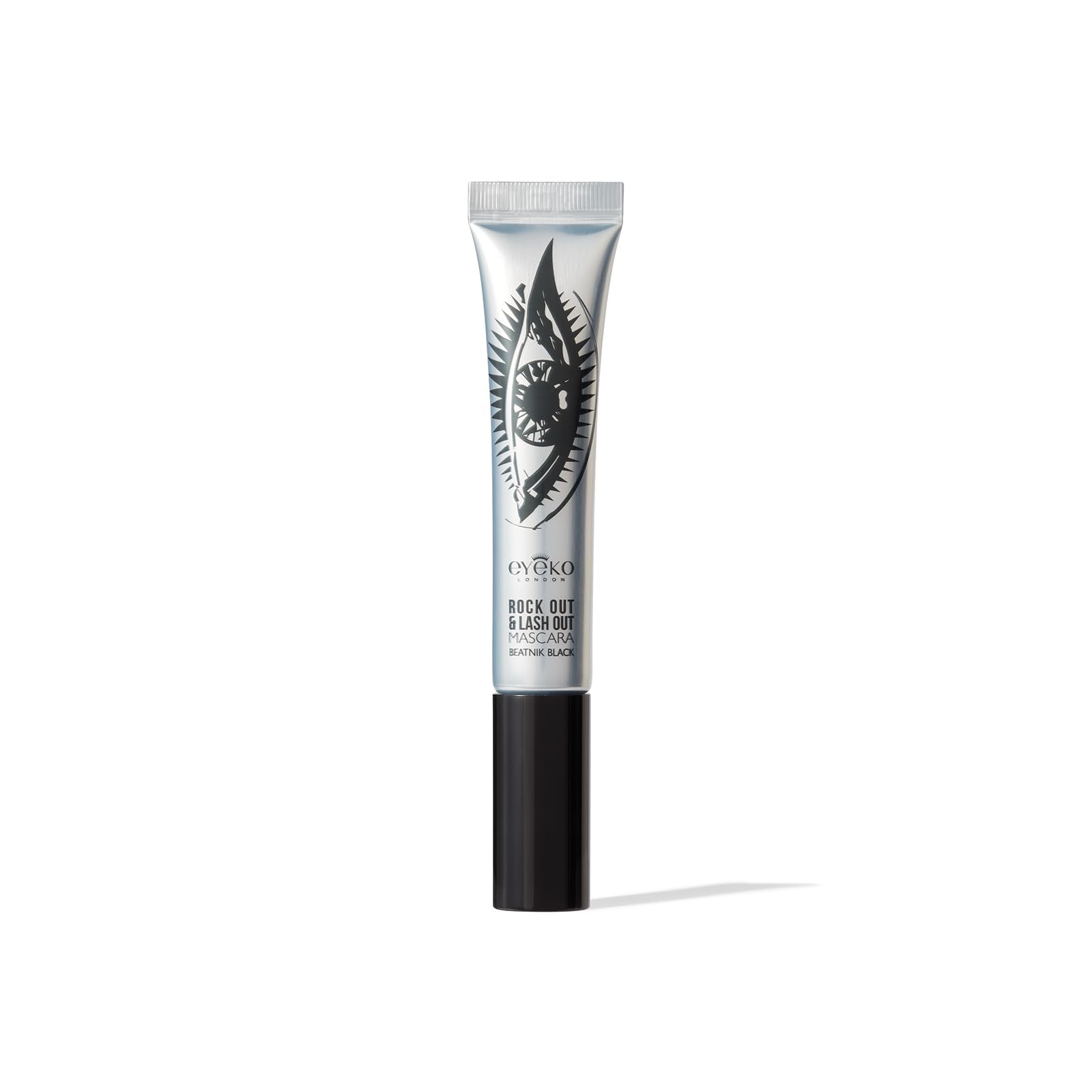 Eyeko mascara in lifestyle setting illustrating dramatic evening-ready lashes