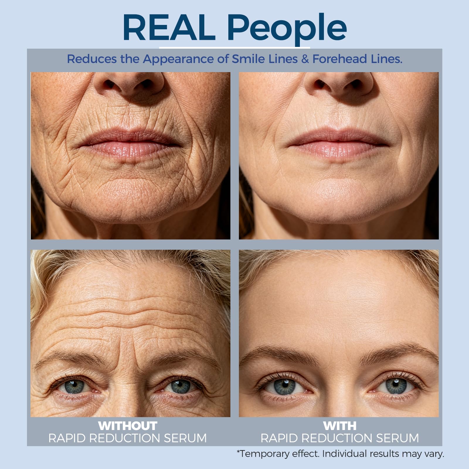 EYEREV ingredient label photo showing formulation transparency and consumer trust