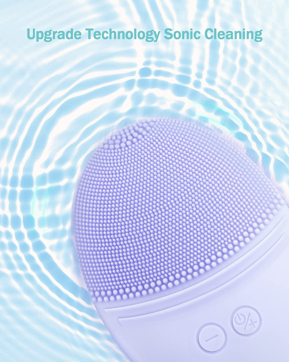 EZBASICS close-up of soft silicone bristles highlighting hygienic texture